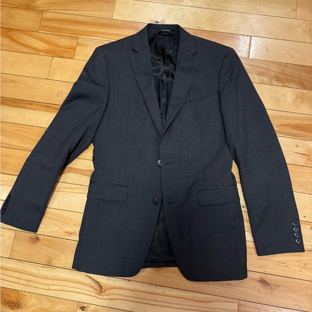 Bar III Slim Fit Charcoal Dress Suit